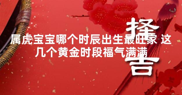 属虎宝宝哪个时辰出生最旺家 这几个黄金时段福气满满